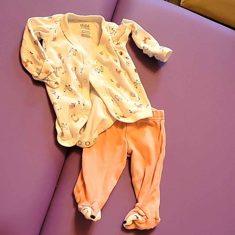 Child Of Mine matching set. Newborn.